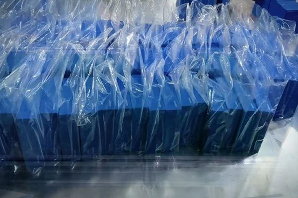 Packaging with waterproof bag