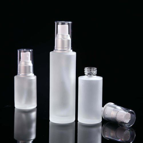 20ml 30ml 40ml 60ml 80ml 100ml Frosted Glass Lotion Bottle