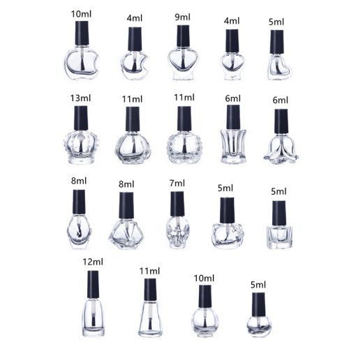 10ml Pink Nail Polish Bottles
