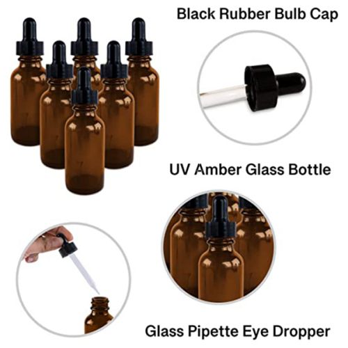 Samples of Glass Dropper Bottle