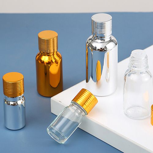 Golden Silver Essential Oil Bottle
