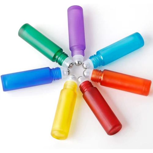 5ml 10ml Customized Frosted Color Roller Bottles