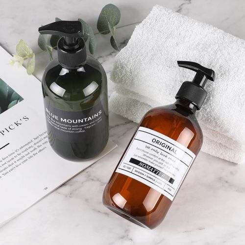 300ml 500ml Green Shampoo Bottle