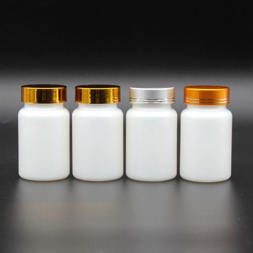 100CC White Vitamin Pill bottles
