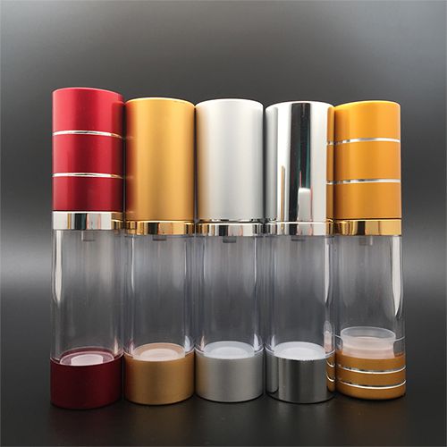 15ml 30ml 50ml Silver Matte Airless Bottles