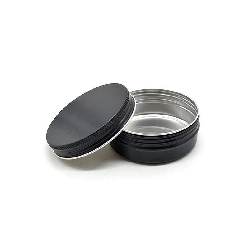 Black Aluminum Tin